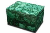 Wide Malachite Jewelry Box - DR Congo #335689-1